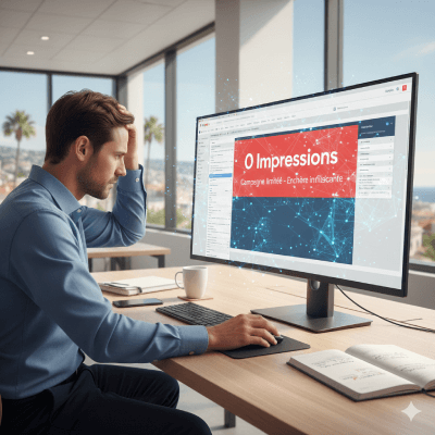 Pourquoi mes annonces Google Ads ne diffusent pas ? 0 impressions